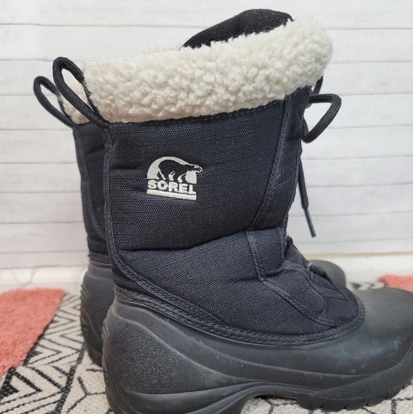 SOREL CUMBERLAND BOOTS IN BLACK, SZ 8 - Picture 7 of 16